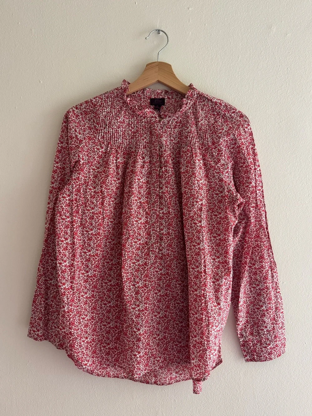 NWT J.Crew x Liberty floral blouse pink 8